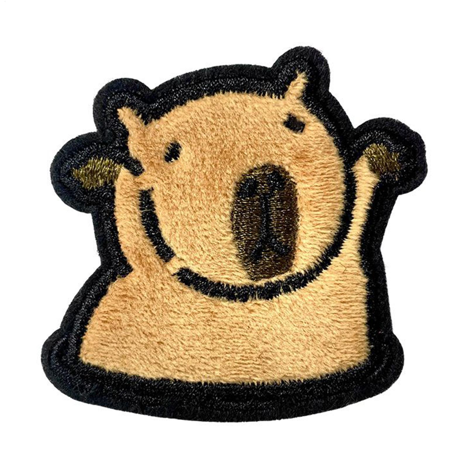 Animal Iron On Patches Capybar - Embroidery Backpack Kit review and price