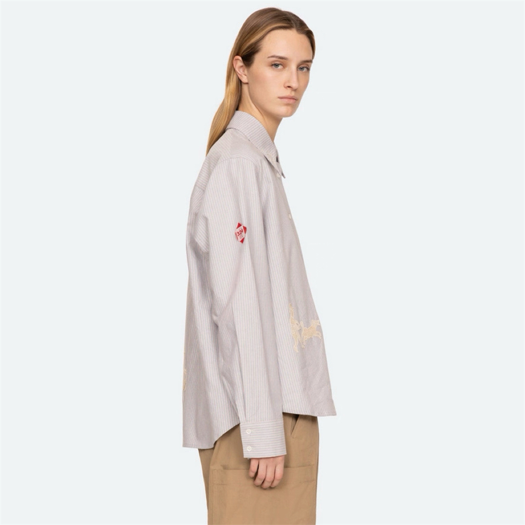 New York Striped Shirt Autumn  - Embroidery York review and price