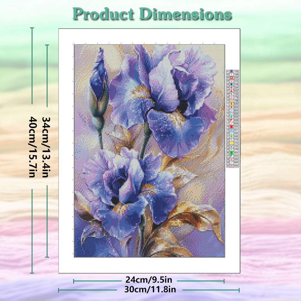 Flower 11CT Cross Stitch Kits  - Embroidery Artist review and price