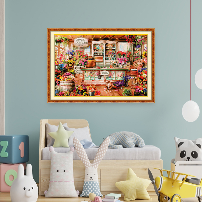 Joy Sunday Flower Shop Pattern - Embroidery Artist review and price