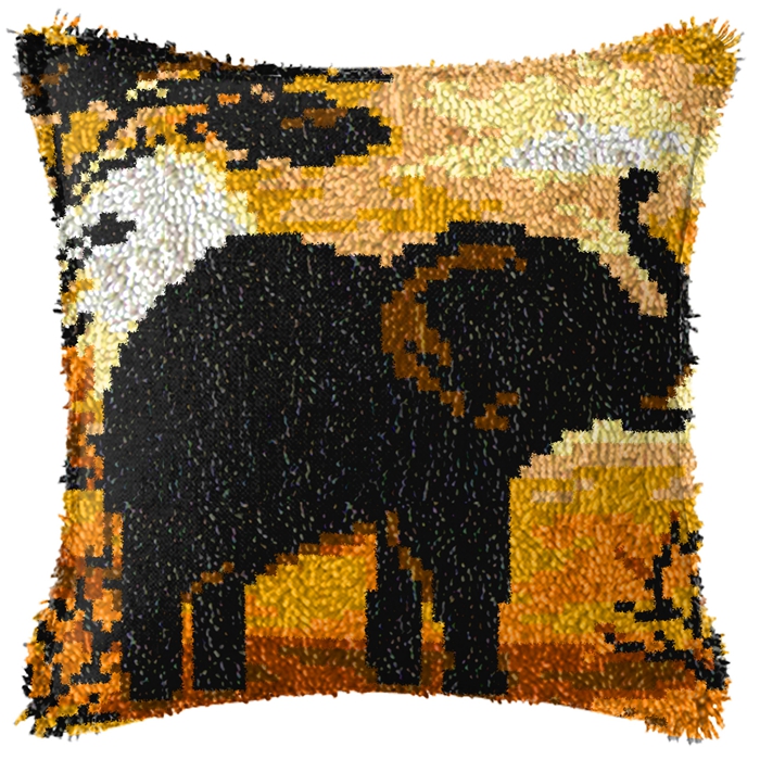 Elephant Horse Animal Latch Ho - Printed Embroidery Kit review and price