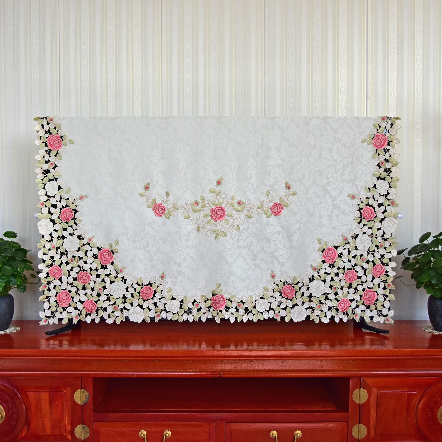 Curved Screen TV Dust Cover Cl - Embroidery Artist review and price