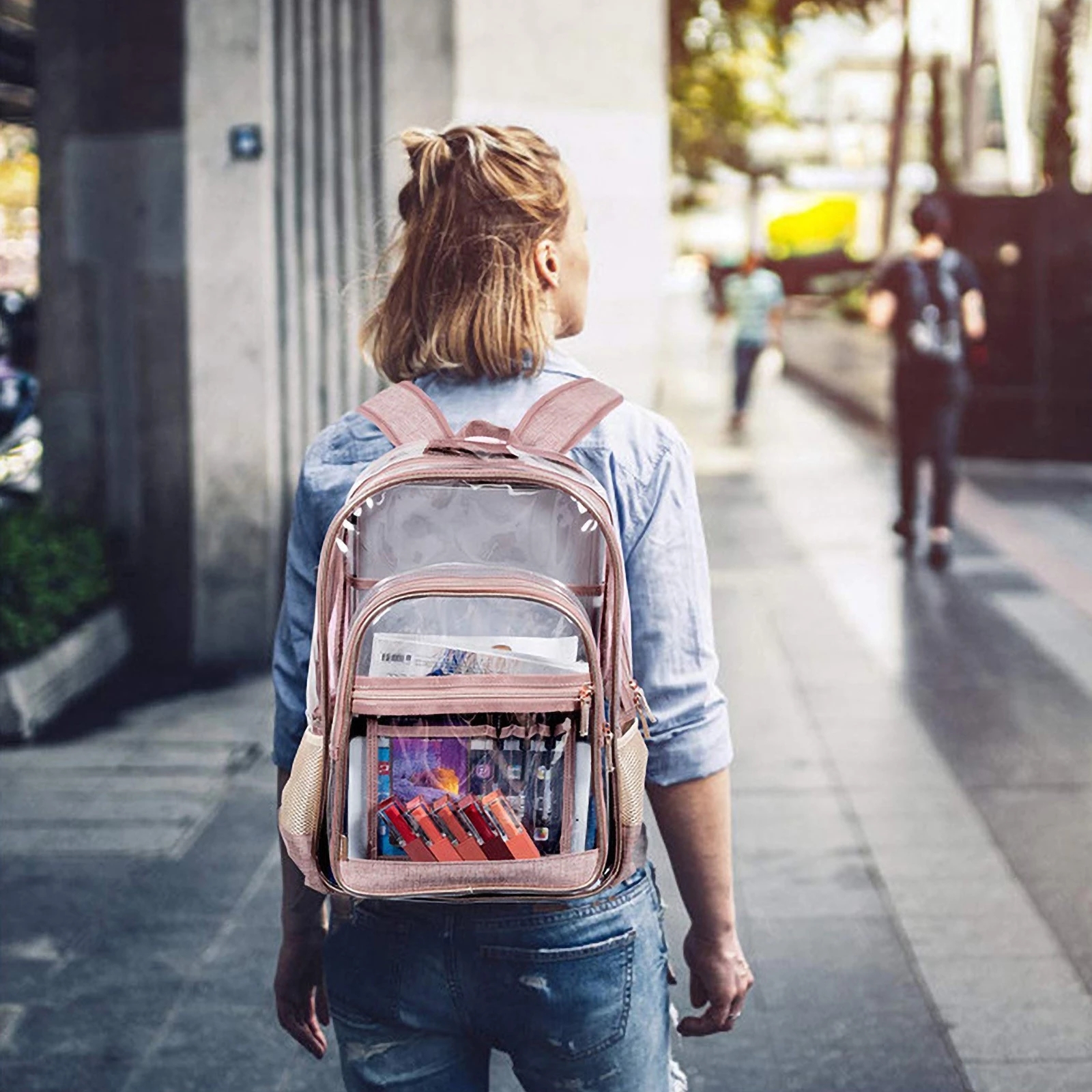 PVC Transparent Backpack Bag F - Embroidery Backpack Kit review and price