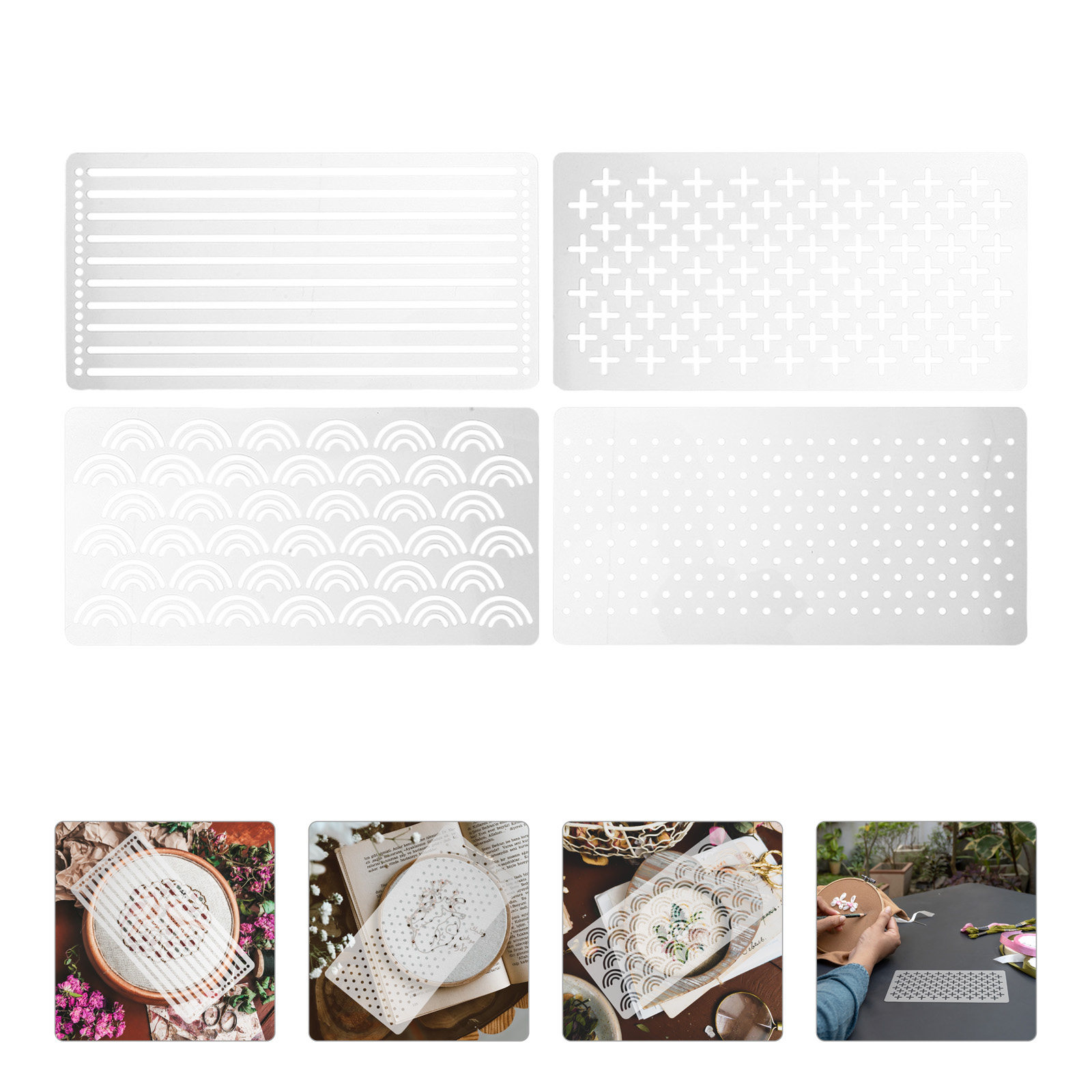 4Pcs Transparent Acrylic Quilt - Embroidery And Quilting review and price