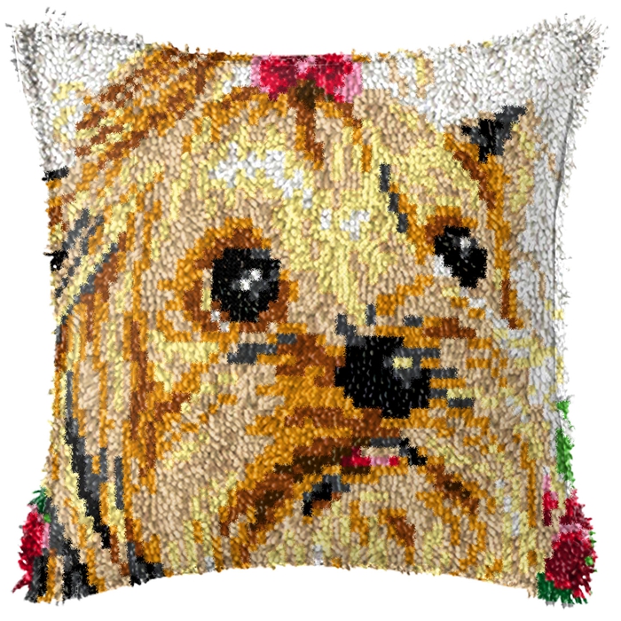 Cute Animal Latch hook rug kit - Printed Embroidery Kit review and price