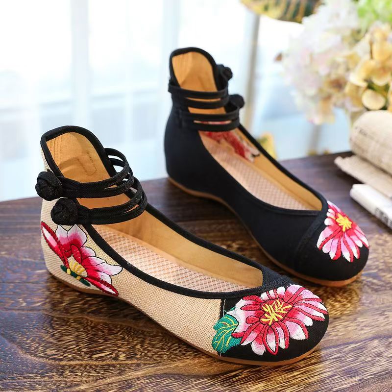 Woman Wedges Embroidered Cloth - Embroidery Cloth review and price