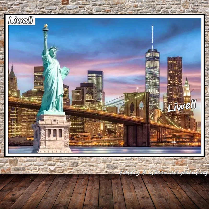 The Statue Of Liberty And Broo - Embroidery York review and price