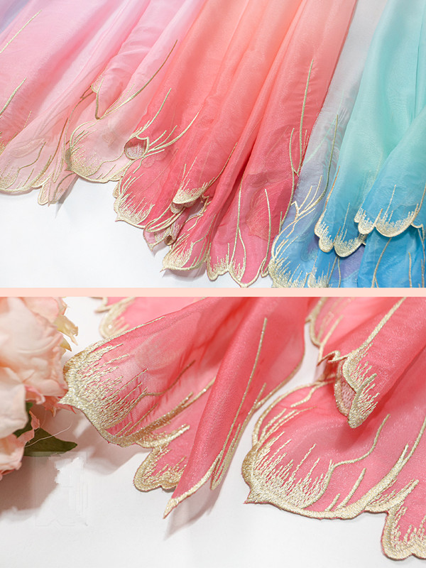 embroidery green blue Gradient - Embroidery Cloth review and price