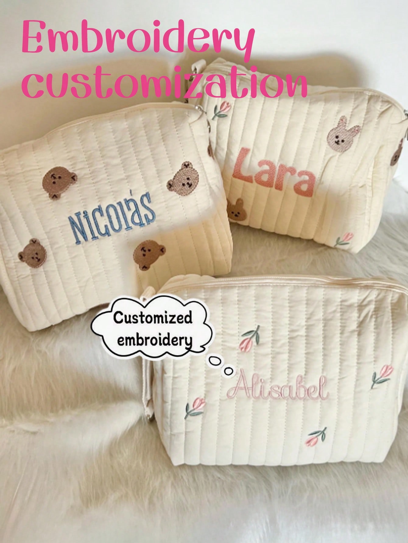 Custom Name Embroidery Baby Di - Embroidery Name review and price